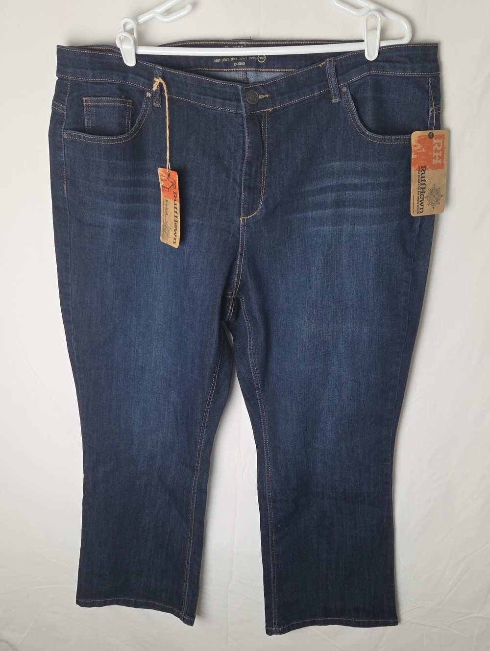 NWT Ruff Hewn Firehouse Wash Bootcut Womens 24W Short Relaxed Stretch